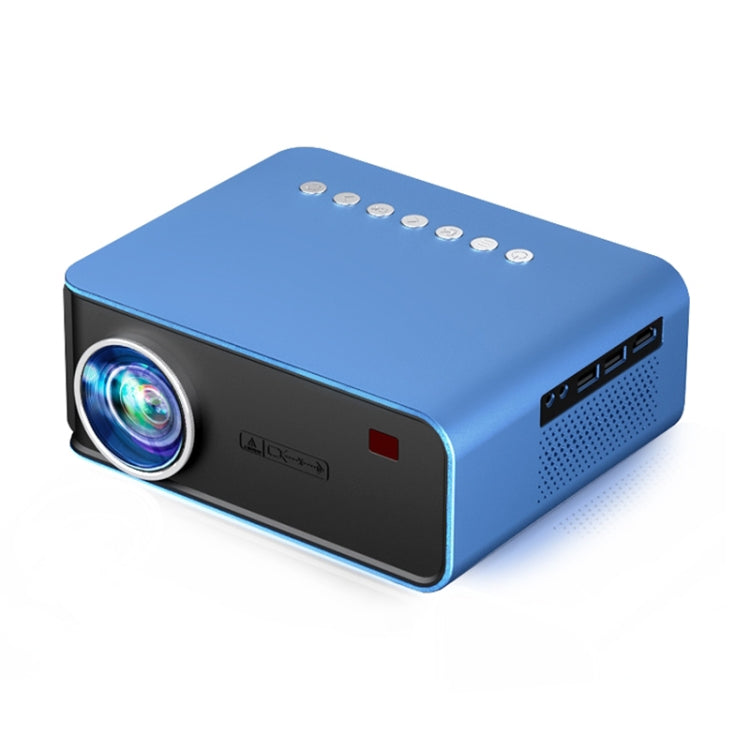 T4 Same Screen Version 1024x600 1200 Lumens Portable Home Theater LCD Projector, Plug Type:US Plug(Blue) - Mini Projector by PMC Jewellery | Online Shopping South Africa | PMC Jewellery | Buy Now Pay Later Mobicred