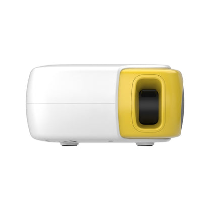 DR-860 1920x1080 1000 Lumens Portable Home Theater LED Projector, Plug Type:AU Plug(Yellow  White) - LED Projector by PMC Jewellery | Online Shopping South Africa | PMC Jewellery | Buy Now Pay Later Mobicred