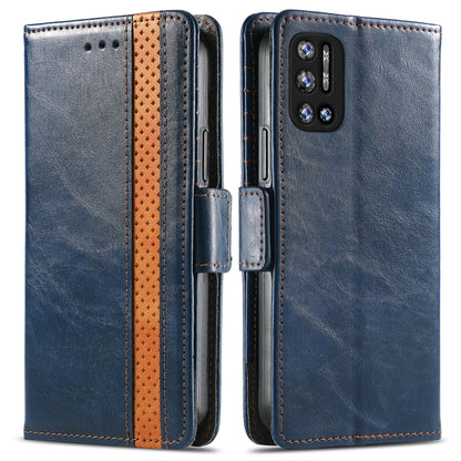 For Doogee N40 Pro CaseNeo Splicing Dual Magnetic Buckle Leather Case with Holder & Card Slots & Wallet(Blue) - More Brand by PMC Jewellery | Online Shopping South Africa | PMC Jewellery | Buy Now Pay Later Mobicred