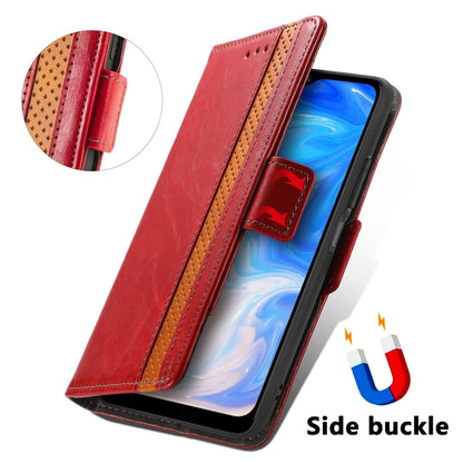 For Doogee N40 Pro CaseNeo Splicing Dual Magnetic Buckle Leather Case with Holder & Card Slots & Wallet(Red) - More Brand by PMC Jewellery | Online Shopping South Africa | PMC Jewellery | Buy Now Pay Later Mobicred