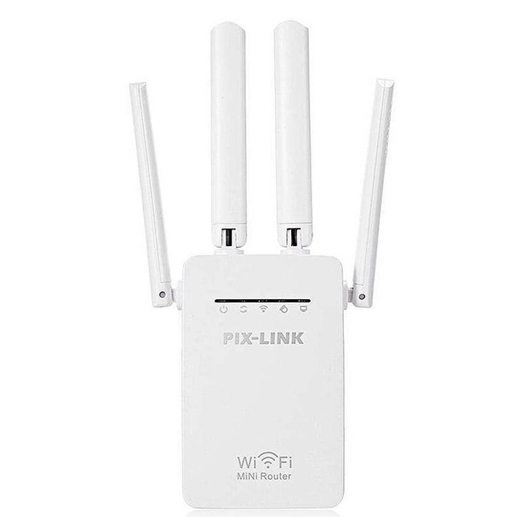 Wireless Smart WiFi Router Repeater with 4 WiFi Antennas, Plug Specification:US Plug(White) - Wireless Routers by PMC Jewellery | Online Shopping South Africa | PMC Jewellery | Buy Now Pay Later Mobicred