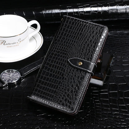 For Oukitel C25 idewei Crocodile Texture Horizontal Flip Leather Phone Case(Black) - More Brand by idewei | Online Shopping South Africa | PMC Jewellery | Buy Now Pay Later Mobicred