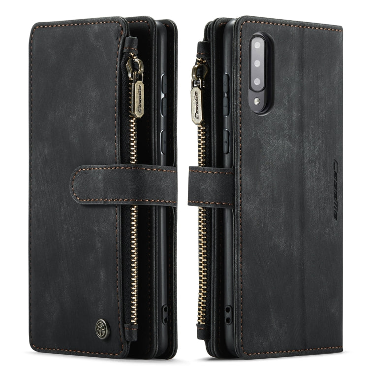 For Samsung Galaxy A30s / A50s / A50 CaseMe-C30 Multifunctional Horizontal Flip PU + TPU Phone Case(Black) - Galaxy Phone Cases by CaseMe | Online Shopping South Africa | PMC TechLife