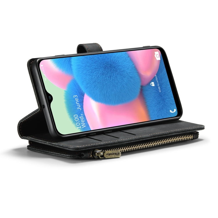 For Samsung Galaxy A30s / A50s / A50 CaseMe-C30 Multifunctional Horizontal Flip PU + TPU Phone Case(Black) - Galaxy Phone Cases by CaseMe | Online Shopping South Africa | PMC TechLife