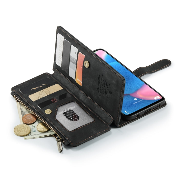 For Samsung Galaxy A30s / A50s / A50 CaseMe-C30 Multifunctional Horizontal Flip PU + TPU Phone Case(Black) - Galaxy Phone Cases by CaseMe | Online Shopping South Africa | PMC TechLife