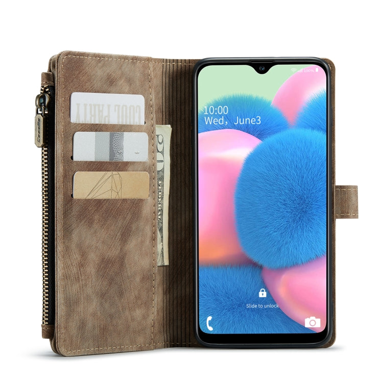 For Samsung Galaxy A30s / A50s / A50 CaseMe-C30 Multifunctional Horizontal Flip PU + TPU Phone Case(Brown) - Galaxy Phone Cases by CaseMe | Online Shopping South Africa | PMC Jewellery | Buy Now Pay Later Mobicred