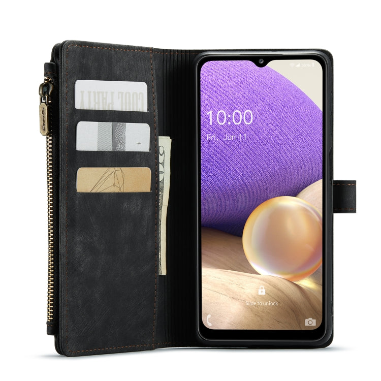 For Samsung Galaxy A32 5G CaseMe-C30 Multifunctional Horizontal Flip PU + TPU Phone Case(Black) - Galaxy Phone Cases by CaseMe | Online Shopping South Africa | PMC Jewellery | Buy Now Pay Later Mobicred