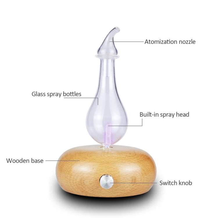Wood Essential Oil Diffuser Aromatherapy Machine Automatic Alcohol Sprayer, Plug Specification:AU Plug(Light Brown) - free shipping - PMC TechLife - Order now!