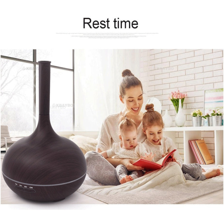 Creative Fragrance Machine Pointed Mouth Humidifier Automatic Alcohol Sprayer with Colorful LED Light, Plug Specification:EU Plug(Dark Brown) - free shipping - PMC TechLife - Order now!