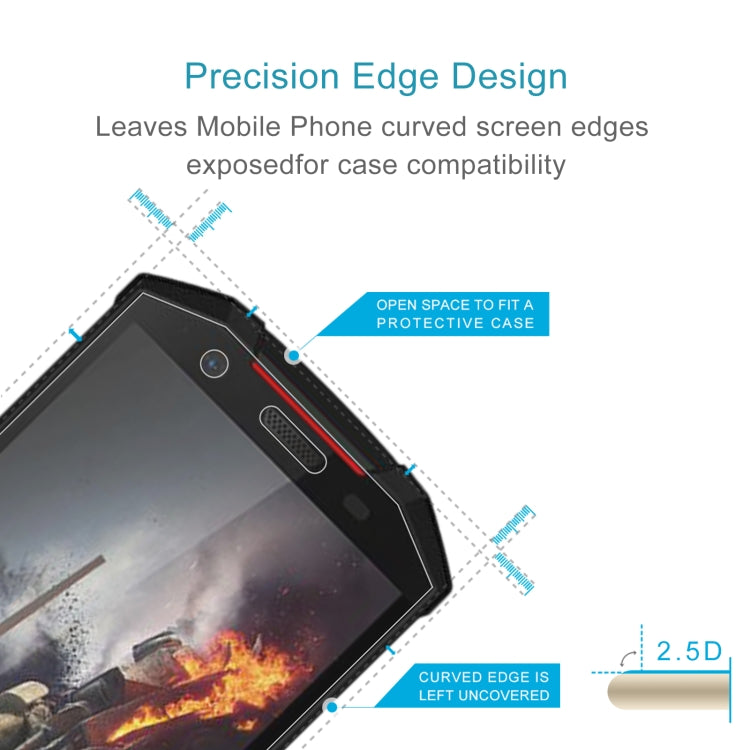 50 PCS 0.26mm 9H 2.5D Tempered Glass Film For Doogee S70 Lite - For Doogee by YAOMAISI | Online Shopping South Africa | PMC TechLife | Buy Now Pay Later Mobicred