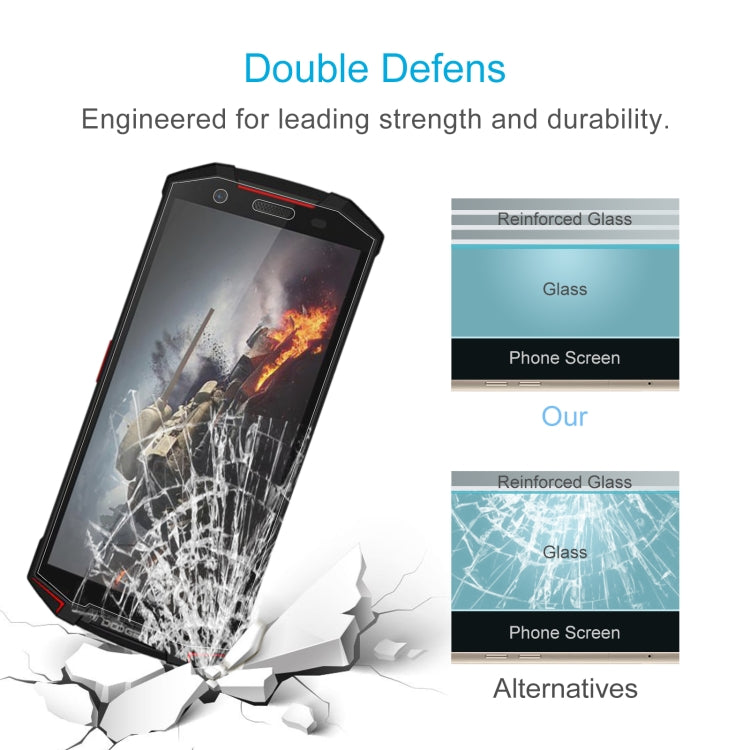50 PCS 0.26mm 9H 2.5D Tempered Glass Film For Doogee S70 Lite - For Doogee by YAOMAISI | Online Shopping South Africa | PMC TechLife | Buy Now Pay Later Mobicred