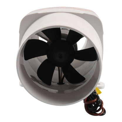 A6608-01 4 inch 12V 6-Blade Yacht Exhaust Fan - Marine Accessories & Parts by PMC Jewellery | Online Shopping South Africa | PMC Jewellery