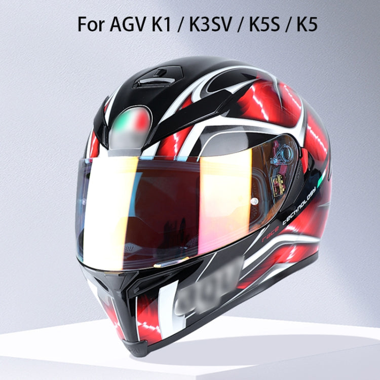 Motorcycle Helmet Visor Anti-UV Wind Shield Lens For AGV K1 / K3SV / K5(Transparent) - Helmets by PMC TechLife | Online Shopping South Africa | PMC TechLife | Buy Now Pay Later Mobicred