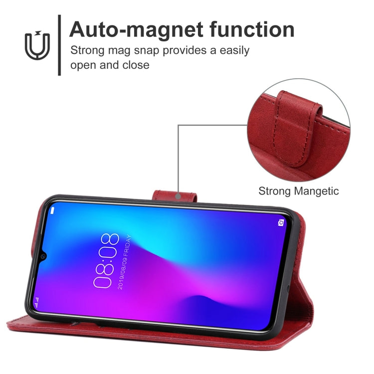 Leather Phone Case For Doogee N20 Pro(Red) - More Brand by PMC Jewellery | Online Shopping South Africa | PMC Jewellery | Buy Now Pay Later Mobicred