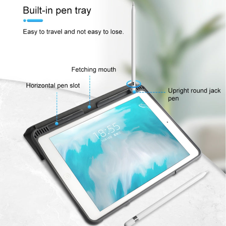 For iPad 9.7 Mutural Horizontal Flip PC + TPU + PU Leather Case with Holder & Pen Slot(Rose Gold) - free shipping - PMC TechLife - Order now!