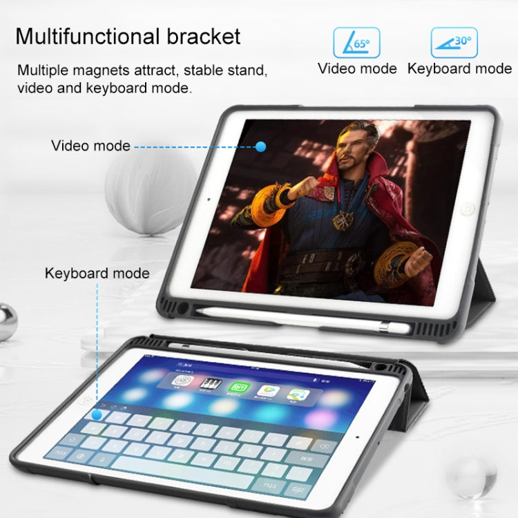 For iPad Pro 10.5 Mutural Horizontal Flip PC + TPU + PU Leather Case with Holder & Pen Slot(Rose Gold) - free shipping - PMC TechLife - Order now!