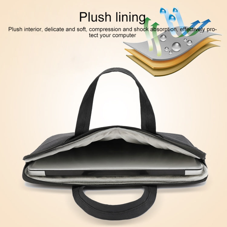 POFOKO C510 Waterproof Oxford Cloth Laptop Handbag For 13.3 inch Laptops(Grey) - free shipping - PMC Jewellery - Order now!