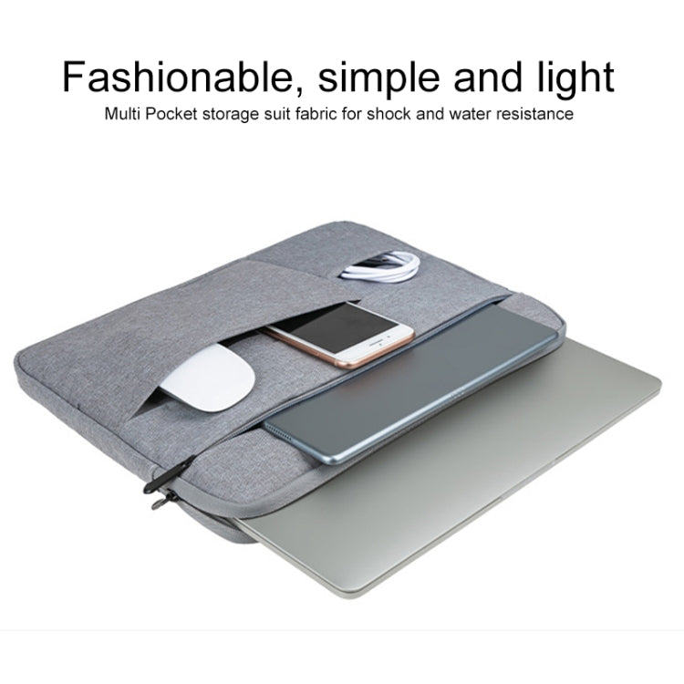 POFOKO C510 Waterproof Oxford Cloth Laptop Handbag For 13.3 inch Laptops(Grey) - free shipping - PMC Jewellery - Order now!