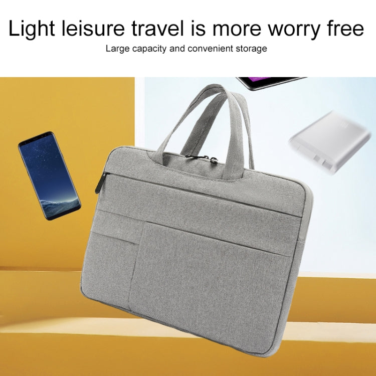 POFOKO C510 Waterproof Oxford Cloth Laptop Handbag For 15.4-16 inch Laptops(Navy Blue) - free shipping - PMC Jewellery - Order now!