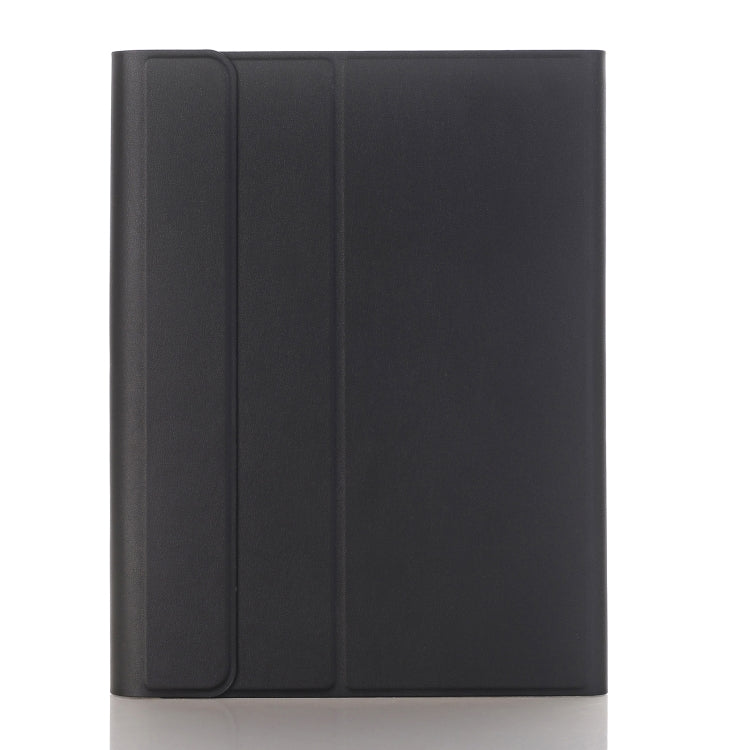 A102B-A Lambskin Texture Square Keycap Bluetooth Keyboard Leather Case with Touch Control For iPad Pro 10.5 inch / 10.2 2021 & 2020 & 2019 / Air 3(Black) - Universal by PMC TechLife | Online Shopping South Africa | PMC TechLife