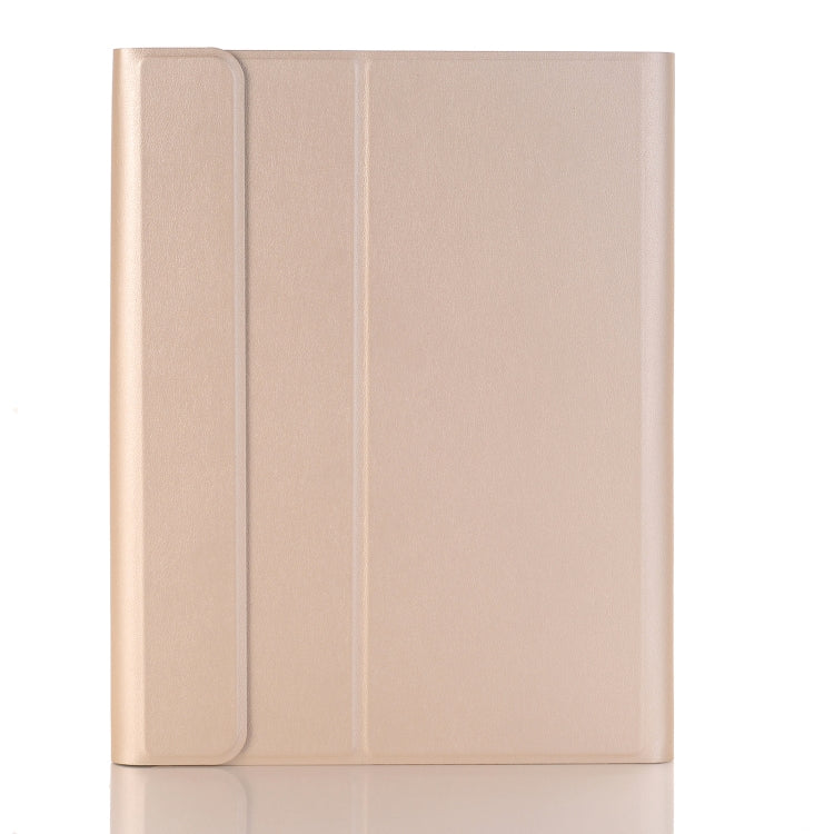 A11B-A Lambskin Texture Square Keycap Bluetooth Keyboard Leather Case with Touch Control For iPad Air 5 / 4 2020 10.9 / Pro 11 inch 2021 & 2020 & 2018(Gold) - Universal by PMC TechLife | Online Shopping South Africa | PMC TechLife | Buy Now Pay Later Mobicred