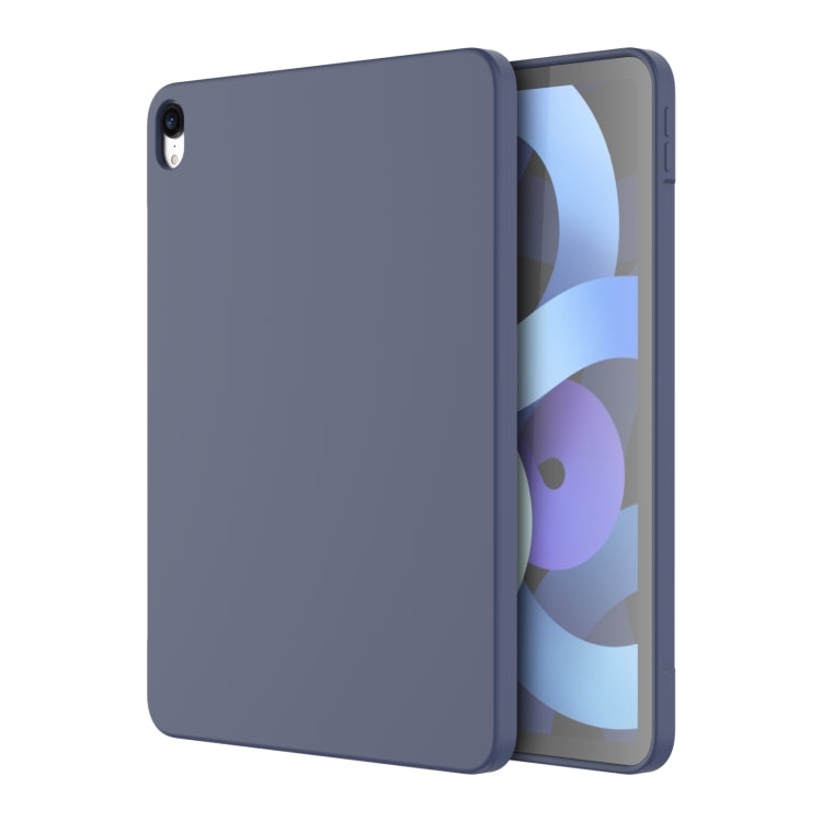 For iPad Air 11 2024 / Air 2022 /  Air 2020 10.9 Mutural Silicone Microfiber Tablet Case(Midnight Blue) - free shipping - PMC TechLife - Order now!