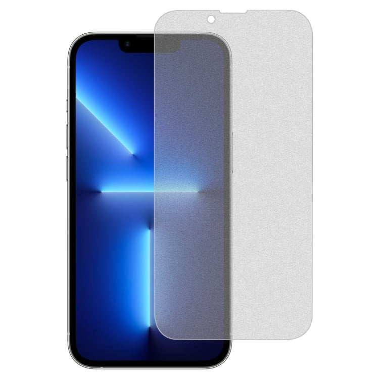 For iPhone 16e / 13 / 13 Pro Transparent Frosted Full Screen Tempered Glass Film - free shipping - PMC TechLife - Order now!