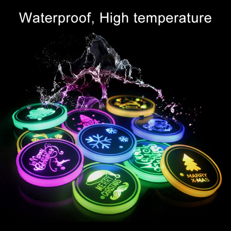 Car AcrylicColorful USB Charger Water Cup Groove LED Atmosphere Light(Glove) - Car Drink Holders by PMC TechLife | Online Shopping South Africa | PMC TechLife | Buy Now Pay Later Mobicred