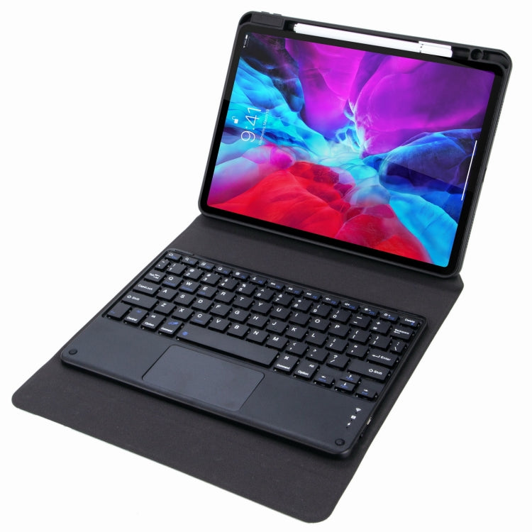 H-102C Touch Bluetooth Keyboard Leather Case with Rear Three-fold Holder For iPad 10.2 2020 & 2019 / Pro 10.5 inch(Dark Night Green) - Universal by PMC TechLife | Online Shopping South Africa | PMC TechLife