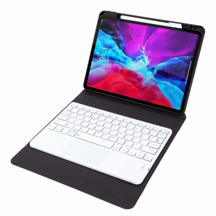 H-109C Touch Bluetooth Keyboard Leather Case with Rear Three-fold Holder For iPad Pro 11 inch 2021 & 2020 & 2018 / Air 2020 10.9(Rainbow) - Universal by PMC TechLife | Online Shopping South Africa | PMC TechLife