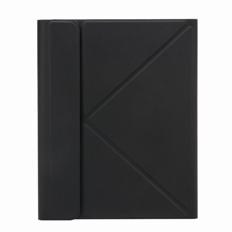 H-109C Touch Bluetooth Keyboard Leather Case with Rear Three-fold Holder For iPad Pro 11 inch 2021 & 2020 & 2018 / Air 2020 10.9(Black) - Universal by PMC TechLife | Online Shopping South Africa | PMC TechLife