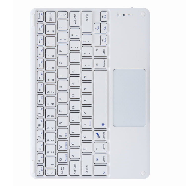 H-109C Touch Bluetooth Keyboard Leather Case with Rear Three-fold Holder For iPad Pro 11 inch 2021 & 2020 & 2018 / Air 2020 10.9(Pink Blue) - Universal by PMC TechLife | Online Shopping South Africa | PMC TechLife