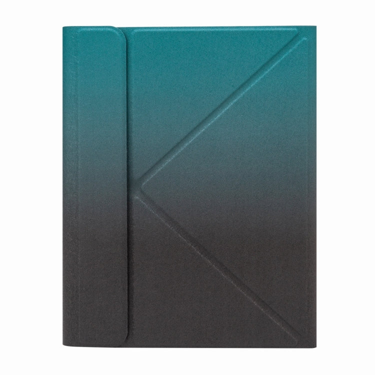 H-102 Bluetooth Keyboard Leather Case with Rear Three-fold Holder For iPad 10.2 2020 & 2019 / Pro 10.5 inch(Dark Night Green) - Universal by PMC TechLife | Online Shopping South Africa | PMC TechLife