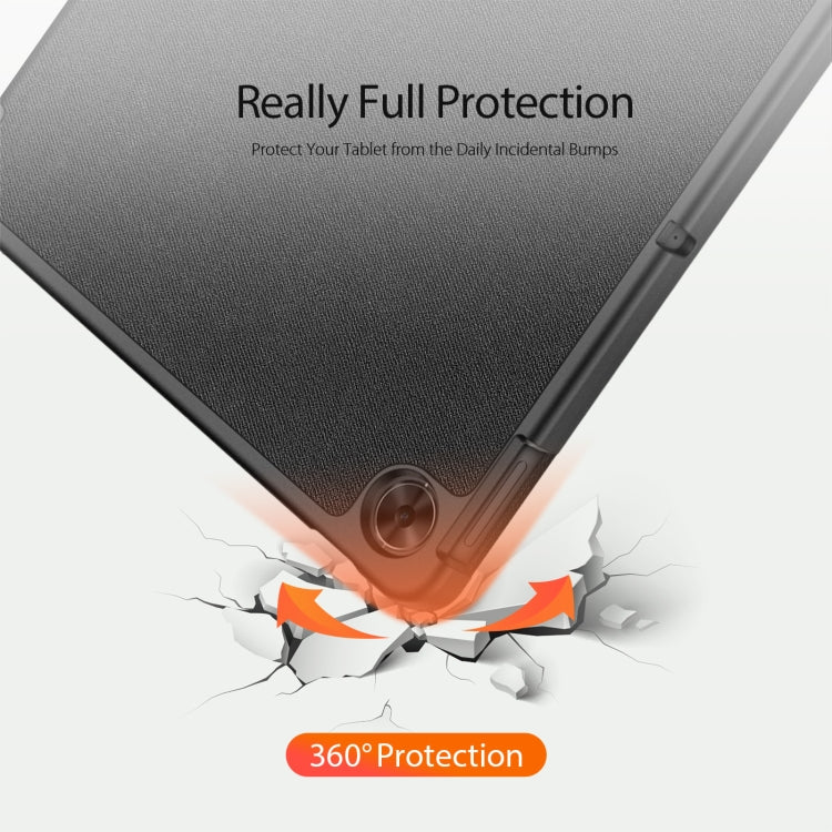 For OPPO Realme Pad 10.4 DUX DUCIS Domo Series Magnetic PU Tablet Case - Realme by DUX DUCIS | Online Shopping South Africa | PMC Jewellery | Buy Now Pay Later Mobicred