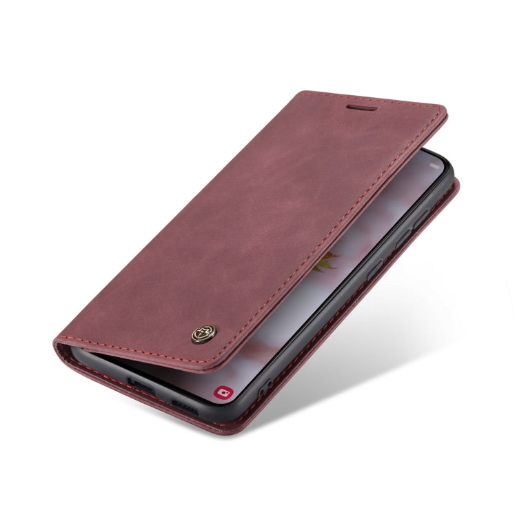 For Samsung Galaxy S22+ CaseMe 013 Multifunctional Horizontal Flip Leather Phone Case(Wine Red) - free shipping - PMC Jewellery - Order now!