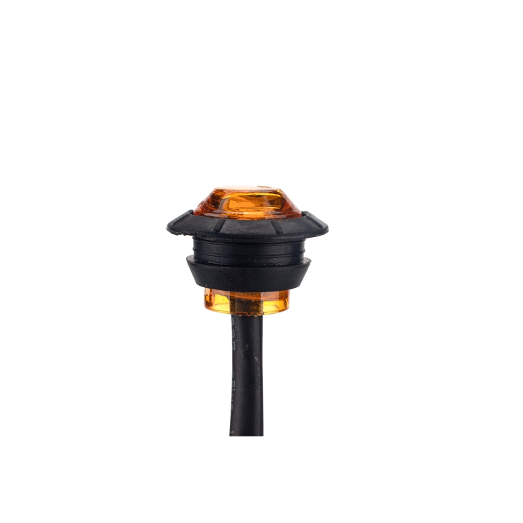 A5015 15 in 1 Red + Amber + White Light Truck Trailer LED Round Side Marker Lamp - Warning Lights by PMC TechLife | Online Shopping South Africa | PMC TechLife | Buy Now Pay Later Mobicred