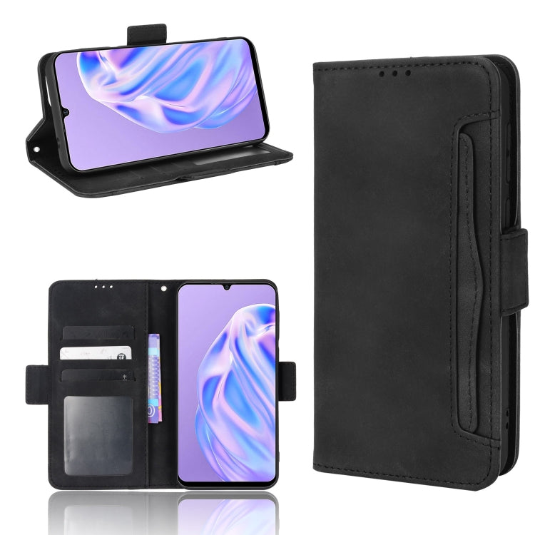 For Ulefone Note 6 / Note 6P Skin Feel Calf Pattern Leather Phone Case(Black) - Ulefone Cases by PMC Jewellery | Online Shopping South Africa | PMC Jewellery | Buy Now Pay Later Mobicred