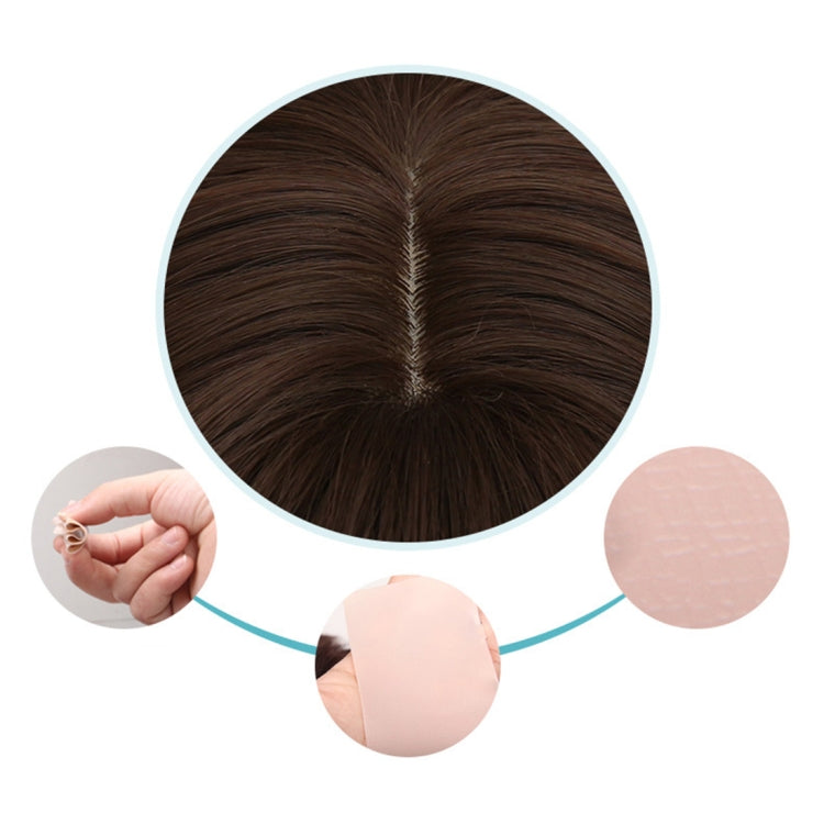 Air Bangs Fluffy Corn Blanching Water Ripple Long Curly Hair Wig Rose Net Headgear for Women(Green Wood Pick Purple) - free shipping - PMC TechLife - Order now!