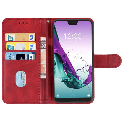 Leather Phone Case For Doogee N10(Red) - More Brand by PMC Jewellery | Online Shopping South Africa | PMC Jewellery | Buy Now Pay Later Mobicred