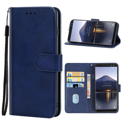 Leather Phone Case For DOOGEE BL12000 / BL12000 Pro(Blue) - Doogee Cases by PMC Jewellery | Online Shopping South Africa | PMC Jewellery | Buy Now Pay Later Mobicred