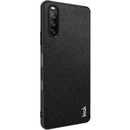 For Sony Xperia 10 III imak LX-5 Series PC + TPU Case with Screen Protector(Cross Texture) - Sony Cases by imak | Online Shopping South Africa | PMC Jewellery