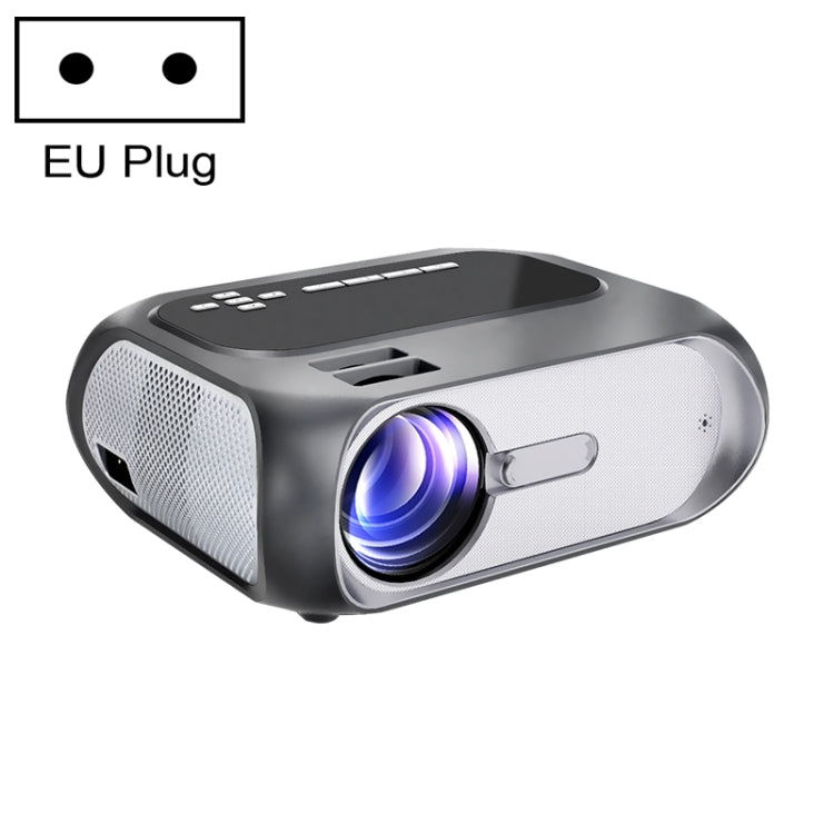 T7i 720P 200 ANSI Home Theater LED HD Digital Projector, Basic Version, EU Plug(Silver Grey) - LED Projector by PMC Jewellery | Online Shopping South Africa | PMC Jewellery | Buy Now Pay Later Mobicred