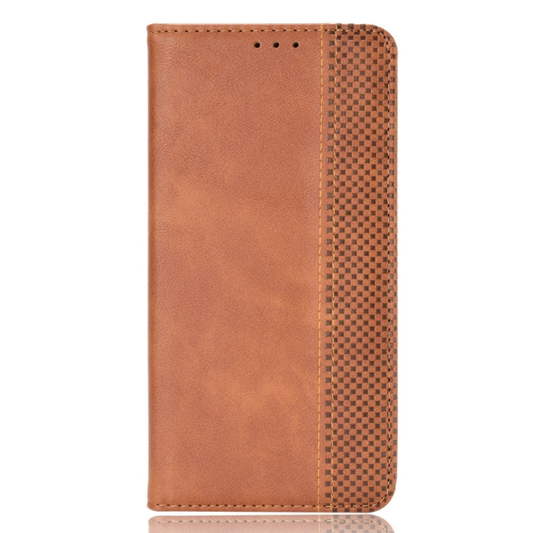 For Ulefone Armor 8 Magnetic Buckle Retro Texture Leather Phone Case(Brown) - Ulefone Cases by PMC Jewellery | Online Shopping South Africa | PMC Jewellery | Buy Now Pay Later Mobicred