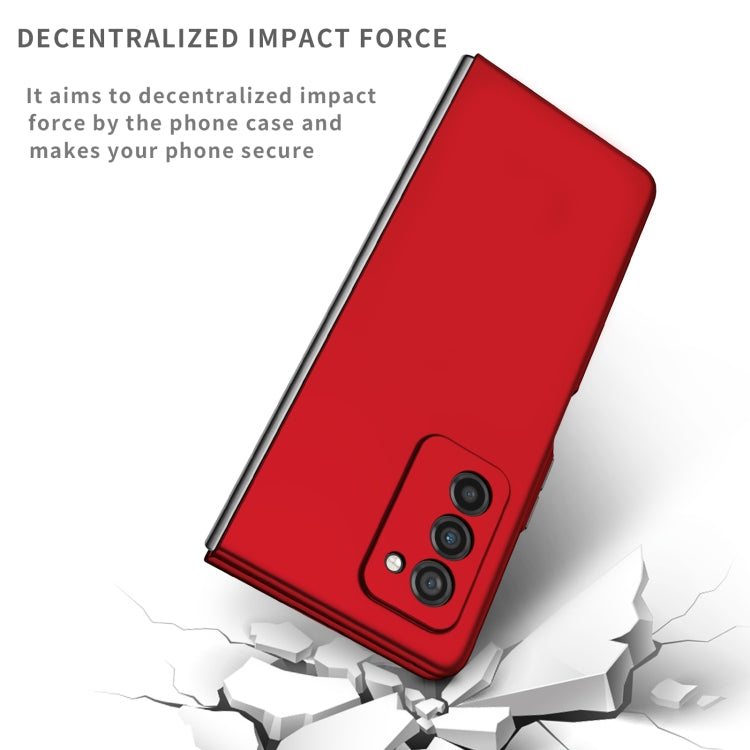 For Samsung Galaxy Z Fold2 5G Armor Foldable Phone Case(Red) - Galaxy Phone Cases by PMC Jewellery | Online Shopping South Africa | PMC Jewellery