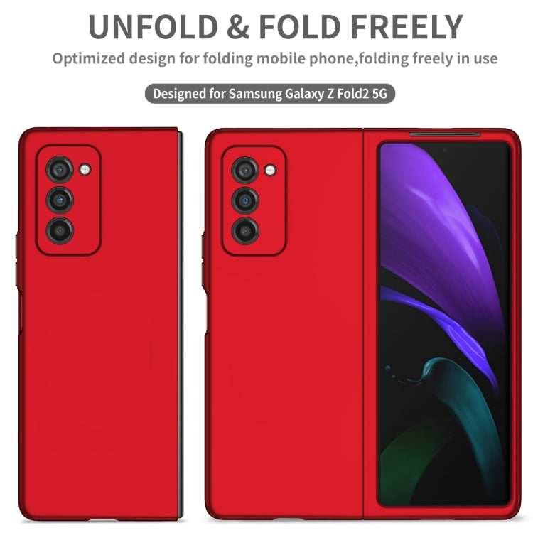 For Samsung Galaxy Z Fold2 5G Armor Foldable Phone Case(Red) - Galaxy Phone Cases by PMC Jewellery | Online Shopping South Africa | PMC Jewellery