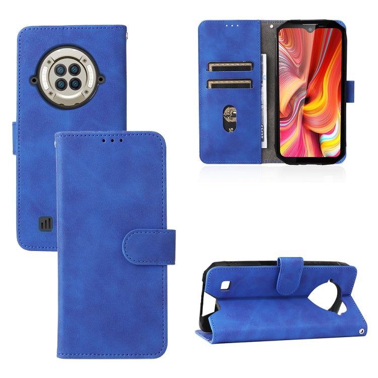 For DOOGEE S96 Pro Skin Feel Magnetic Buckle Calf Texture PU Phone Case(Blue) - Doogee Cases by PMC Jewellery | Online Shopping South Africa | PMC Jewellery | Buy Now Pay Later Mobicred