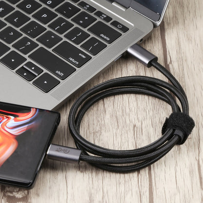 20Gbps USB 3.2 USB-C / Type-C Male to USB-C / Type-C Male Braided Data Cable, Cable Length:3m(Black) - Cable & Adapters by PMC Jewellery | Online Shopping South Africa | PMC Jewellery | Buy Now Pay Later Mobicred