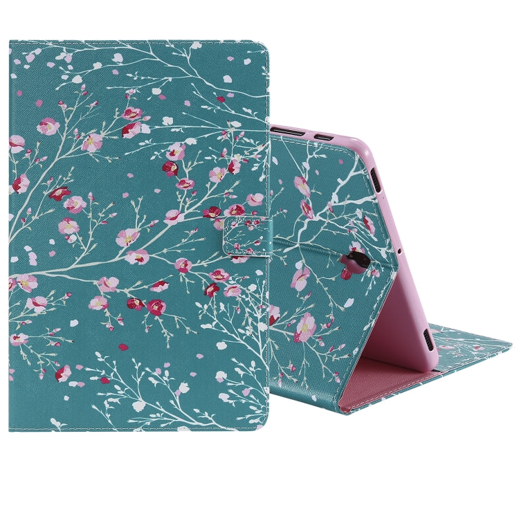 For Galaxy Tab S4 10.5 T830 / T835 Colored Drawing Pattern Horizontal Flip PU Leather Case with Holder & Card Slots & Wallet (Apricot Tree) - Other Galaxy Tab PC by PMC Jewellery | Online Shopping South Africa | PMC Jewellery