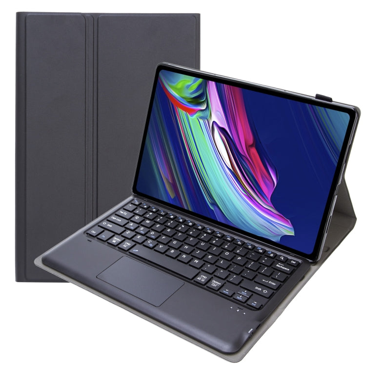 AM17-A TPU Detachable Bluetooth Keyboard Leather Case with Bracket & Touchpad For Lenovo Xiaoxin Pad Pro 12.6 inch TB-Q706F(Black) - Lenovo Keyboard by PMC TechLife | Online Shopping South Africa | PMC TechLife