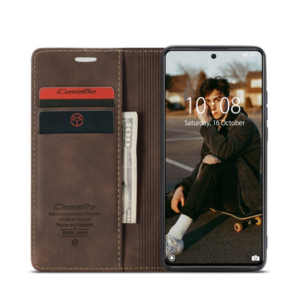 For Xiaomi Mi 11T / 11T Pro CaseMe 013 Multifunctional Leather Phone Case(Coffee) - Xiaomi Cases by CaseMe | Online Shopping South Africa | PMC Jewellery | Buy Now Pay Later Mobicred